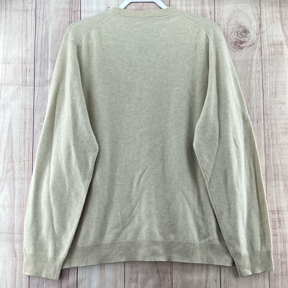 Club Room Men's Crewneck Sweater in Light Beige - Picture 2 of 6